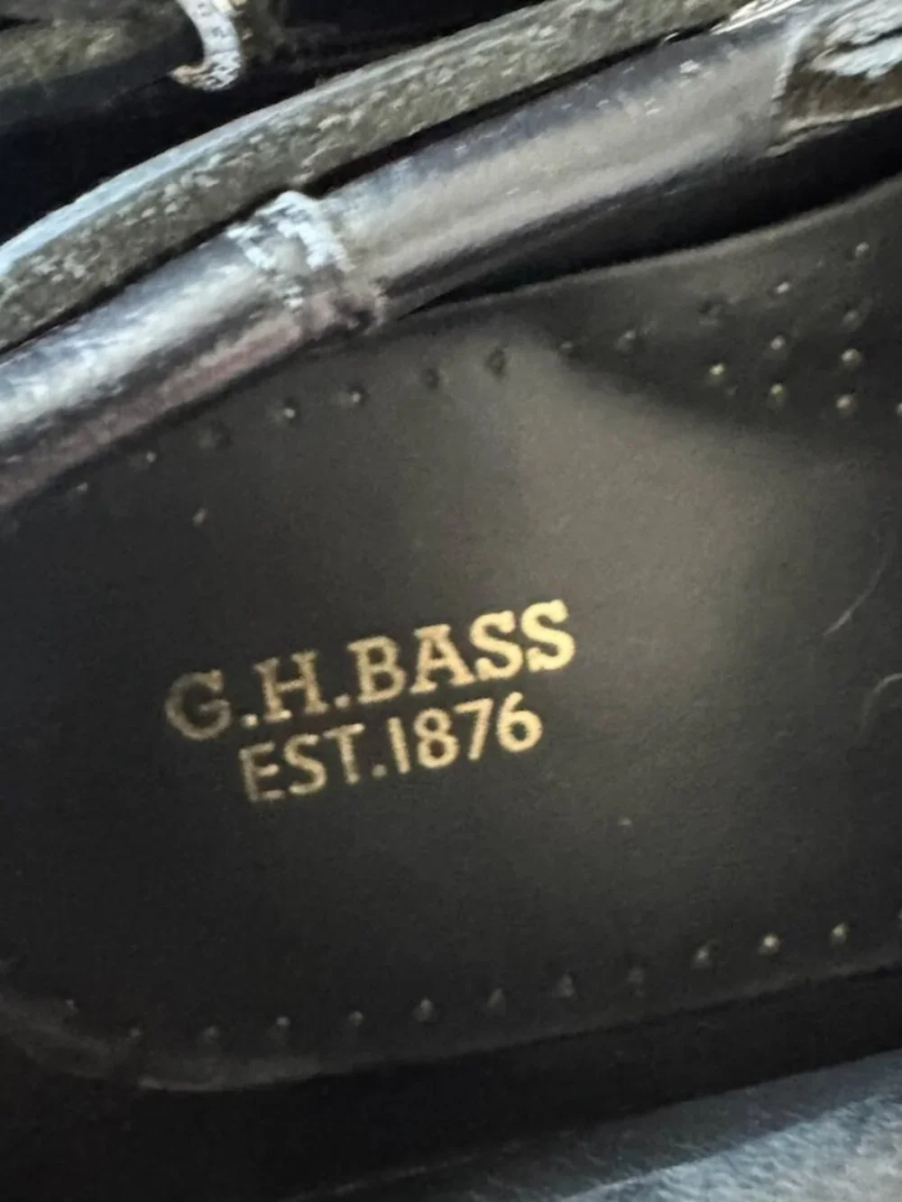 G.H.Bass Black Ranger Boat Shoes in Size 10